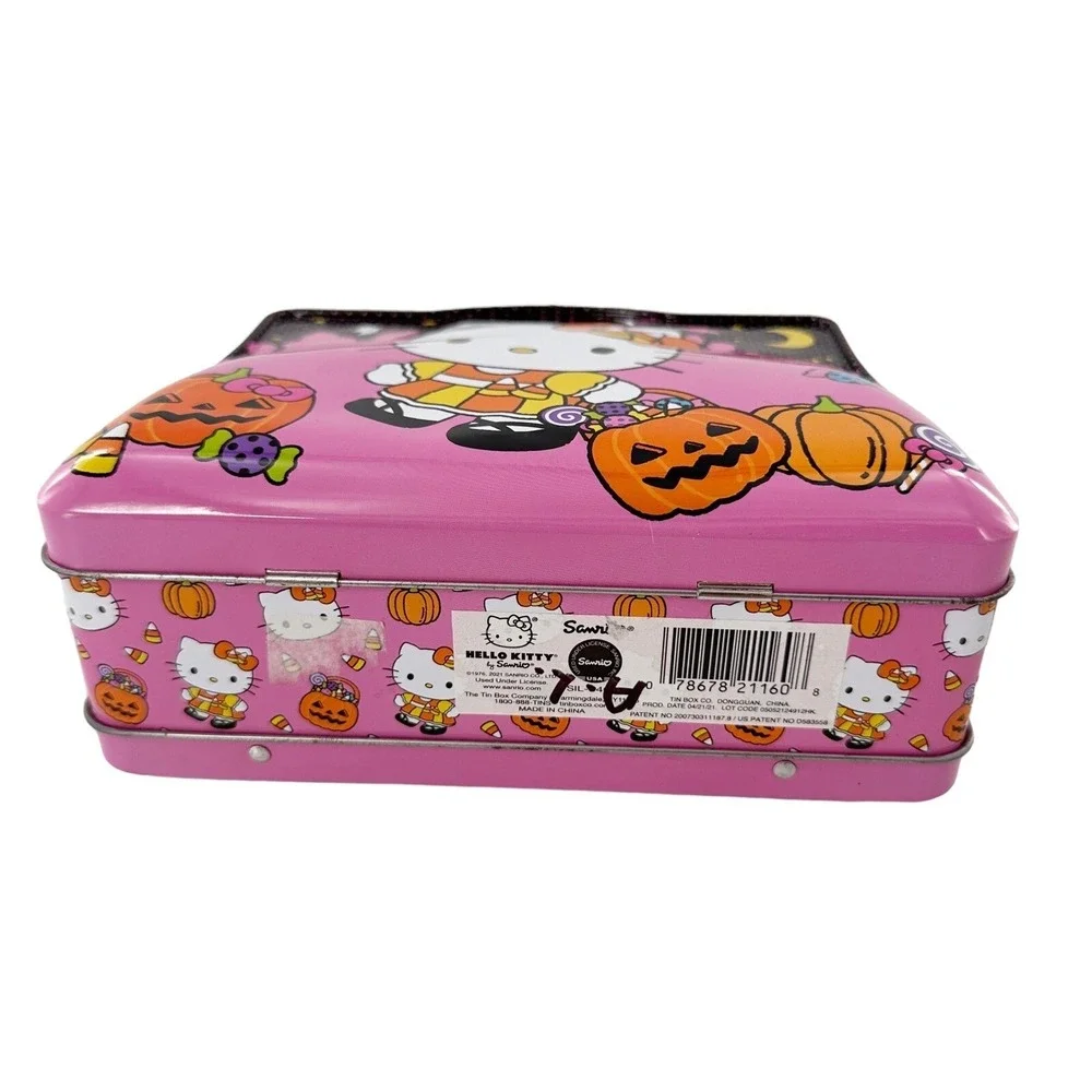 Hello Kitty Sanrio Halloween Candy Tin Lunchbox Exclusive Toy Treats Jewels b‎